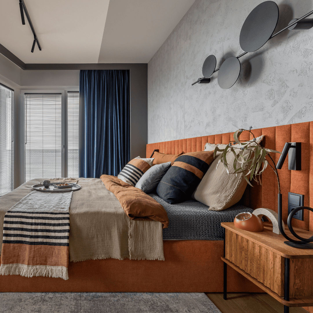 decoración dormitorio otoño